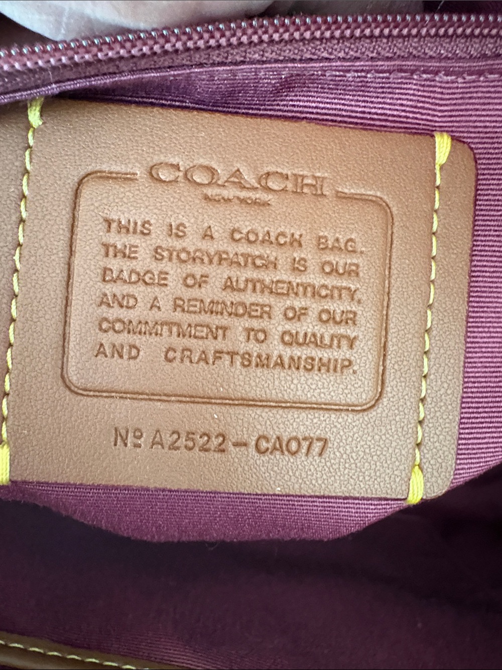 Coach powder pink LARGE Rowan Satchel Bag In Signature Canvas - Picture 8 of 10